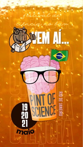 Pint of Science Rio de Janeiro 2025: ciência no bar, com apoio do CENABIO e da FAPERJ